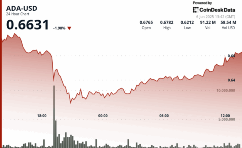 Cardano’s ADA Finds ‘Strong Support’ After Dramatic Price Swings Amid Heightened Volatility