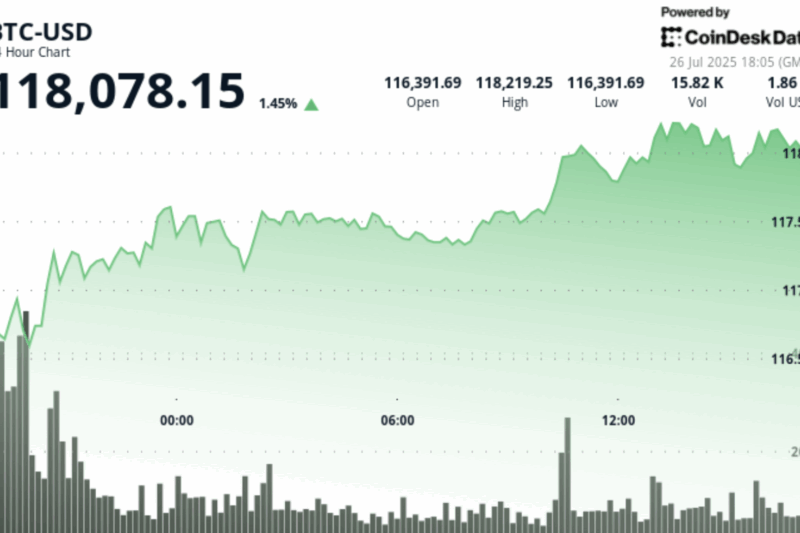 Bitcoin Hits $1T Realized Cap as Price Holds Above $118K After $9B BTC Sale by Satoshi-Era Whale