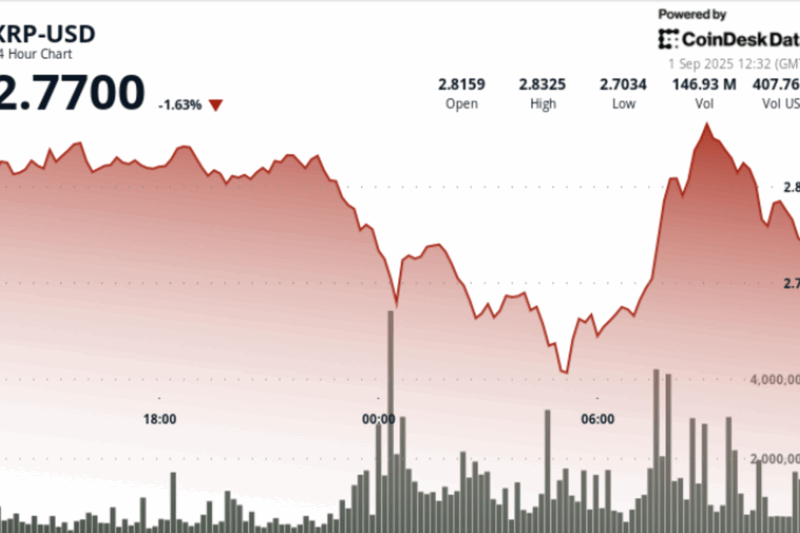 XRP Volatility Widens as Price Holds $2.77 Support. What Next?