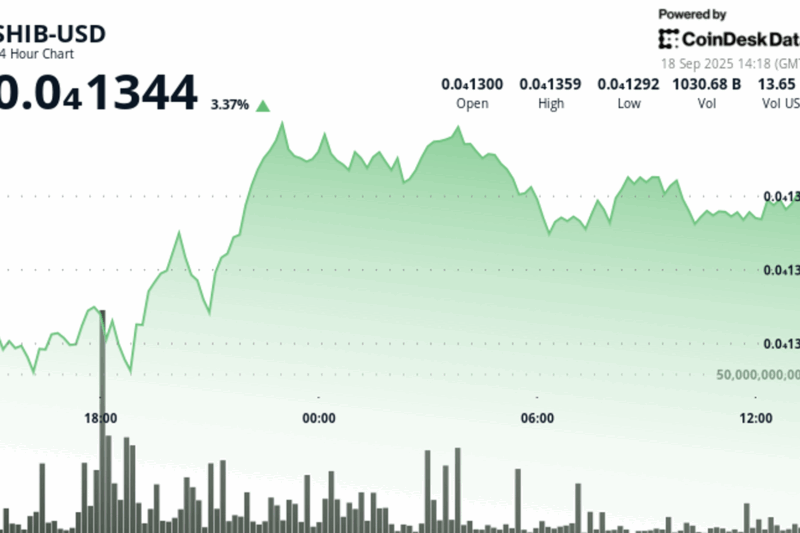 Shiba Inu’s Realized Volatility Tanks as Whale Moves 7T, Hits Record Low Against Dogecoin